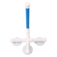HKM-645011 Bird Shower Rod Stand for Medium to Large Birds - Foldable Design with Suction Cups for Easy Shower Use