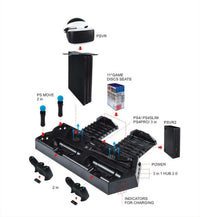 HKM-645011 PS4 Multi-Function Cooling Stand with Disc Holder for Slim and Pro Models