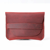 HKM-645011 Retro Waxed Canvas and Leather Motorcycle Wallet Card Holder
