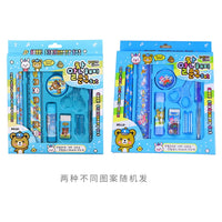 HKM-645075 Children's 10-Piece Creative Stationery Set for Primary School Students, Ideal Gift Box for Educational Supplies