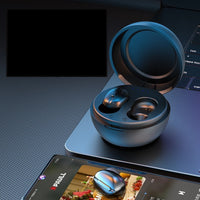 HKM-645139 In-ear Sports Stereo Bluetooth Headset - Wireless, 10m Range, Multi-Point Connection, Voice Control, Battery Display