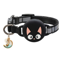 HKM-6452541 Reflective Cat Collar with Silicone Case for Dog Tracker ¨C Cartoon Patterns in Blue, Green, Black, and Pink