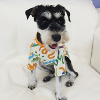 HKM-6452925 Casual Black and White Pet Sweater for Spring and Summer