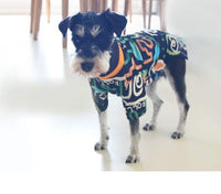 HKM-6452925 Casual Black and White Pet Sweater for Spring and Summer