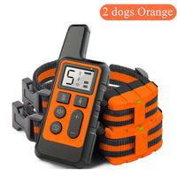 HKM-6453821 Waterproof Rechargeable Dog Training Collar with Remote Control and LCD Display, 500M Range