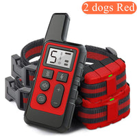 HKM-6453821 Waterproof Rechargeable Dog Training Collar with Remote Control and LCD Display, 500M Range