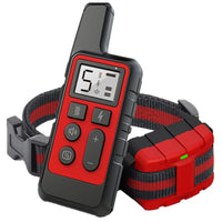 HKM-6453821 Waterproof Rechargeable Dog Training Collar with Remote Control and LCD Display, 500M Range