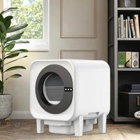 HKM-645395 Intelligent Automatic Cat Litter Box for Multicat Use – Eco-Friendly, Easy Clean Plastic Design