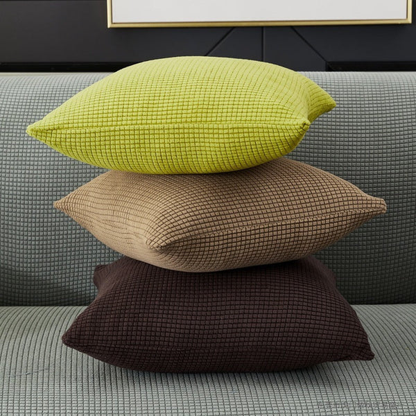 HKM-645395 Thickened Polar Fleece and Velvet Pillow Covers in Multiple Colors and Sizes