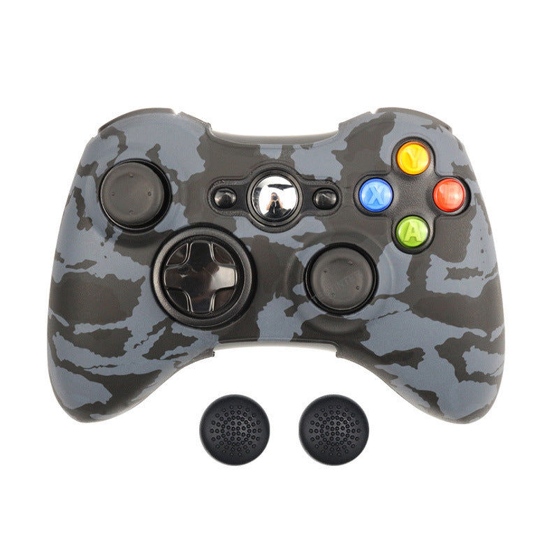 HKM-645651 Soft Silicone Anti-Drop Protective Cover with Button Cap for Elite and Hardcore Gaming