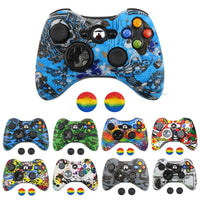 HKM-645651 Soft Silicone Anti-Drop Protective Cover with Button Cap for Elite and Hardcore Gaming