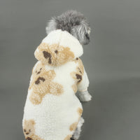 HKM-6456893 Cozy Cartoon Bear Coat for Dogs - Cotton Autumn & Winter Wear, Multiple Sizes Available