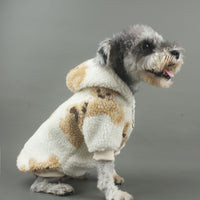 HKM-6456893 Cozy Cartoon Bear Coat for Dogs - Cotton Autumn & Winter Wear, Multiple Sizes Available