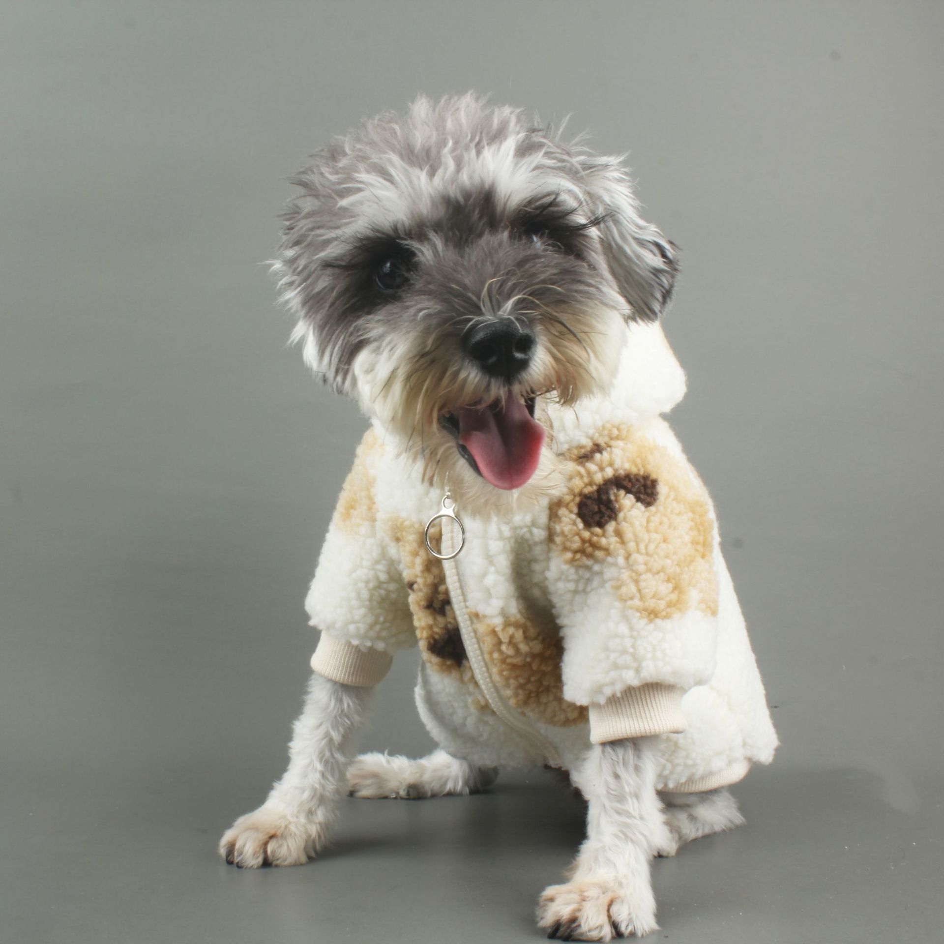 HKM-6456893 Cozy Cartoon Bear Coat for Dogs - Cotton Autumn & Winter Wear, Multiple Sizes Available