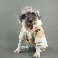 HKM-6456893 Cozy Cartoon Bear Coat for Dogs - Cotton Autumn & Winter Wear, Multiple Sizes Available