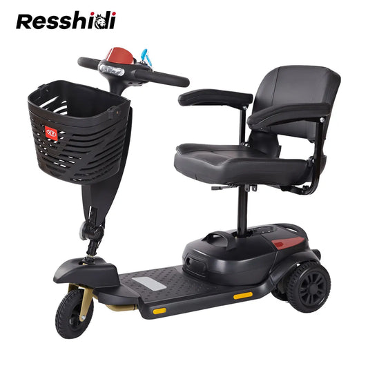 HKM-645971 All-Terrain 3-Wheel Electric Mobility Scooter with 10km/h Max Speed and 18KM Range