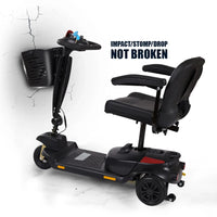 HKM-645971 All-Terrain 3-Wheel Electric Mobility Scooter with 10km/h Max Speed and 18KM Range