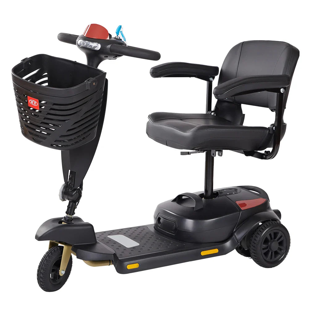 HKM-645971 All-Terrain 3-Wheel Electric Mobility Scooter with 10km/h Max Speed and 18KM Range