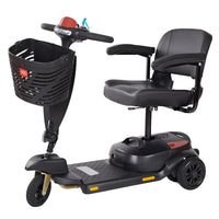 HKM-645971 All-Terrain 3-Wheel Electric Mobility Scooter with 10km/h Max Speed and 18KM Range