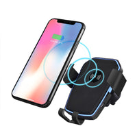 HKM-645971 Wireless Charging Car Gravity Sensor Bracket - Compatible with Micro USB, 10W Output, 2000mA Charging Current