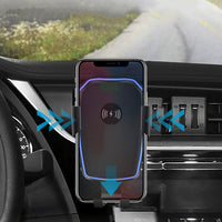 HKM-645971 Wireless Charging Car Gravity Sensor Bracket - Compatible with Micro USB, 10W Output, 2000mA Charging Current