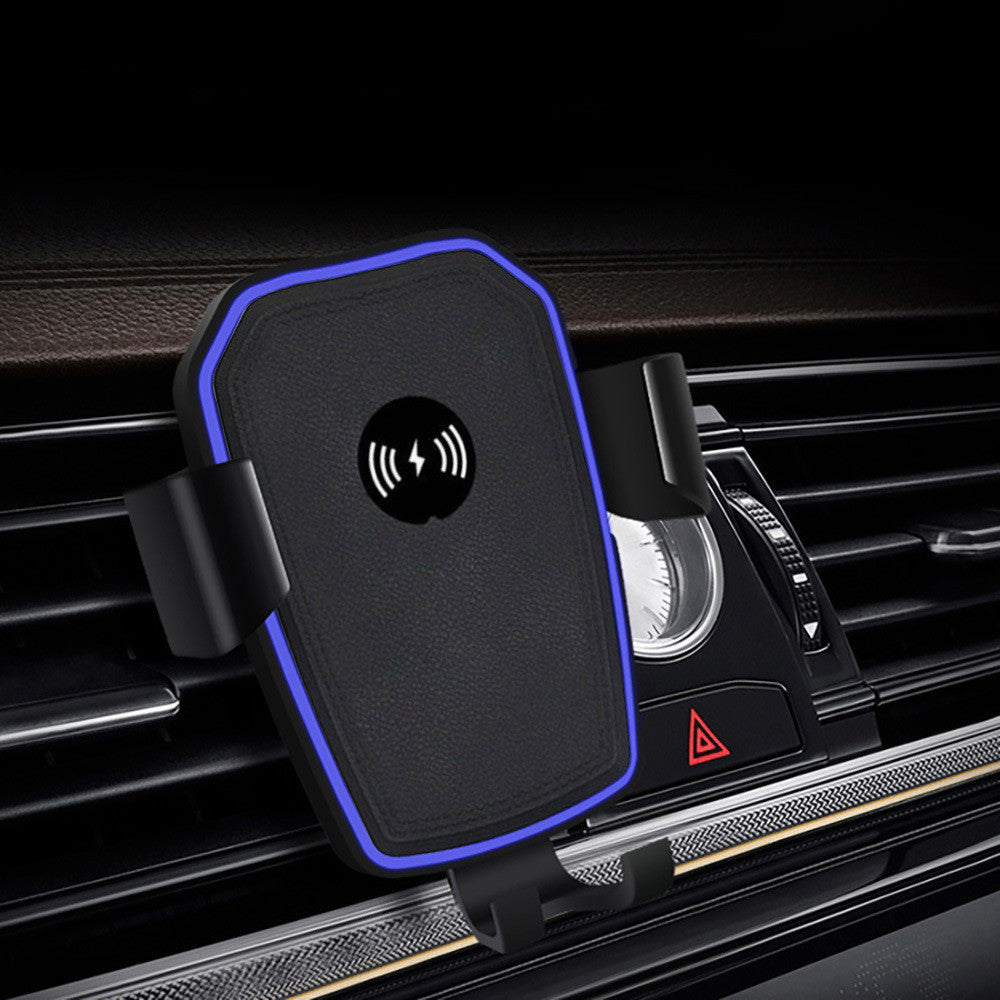 HKM-645971 Wireless Charging Car Gravity Sensor Bracket - Compatible with Micro USB, 10W Output, 2000mA Charging Current