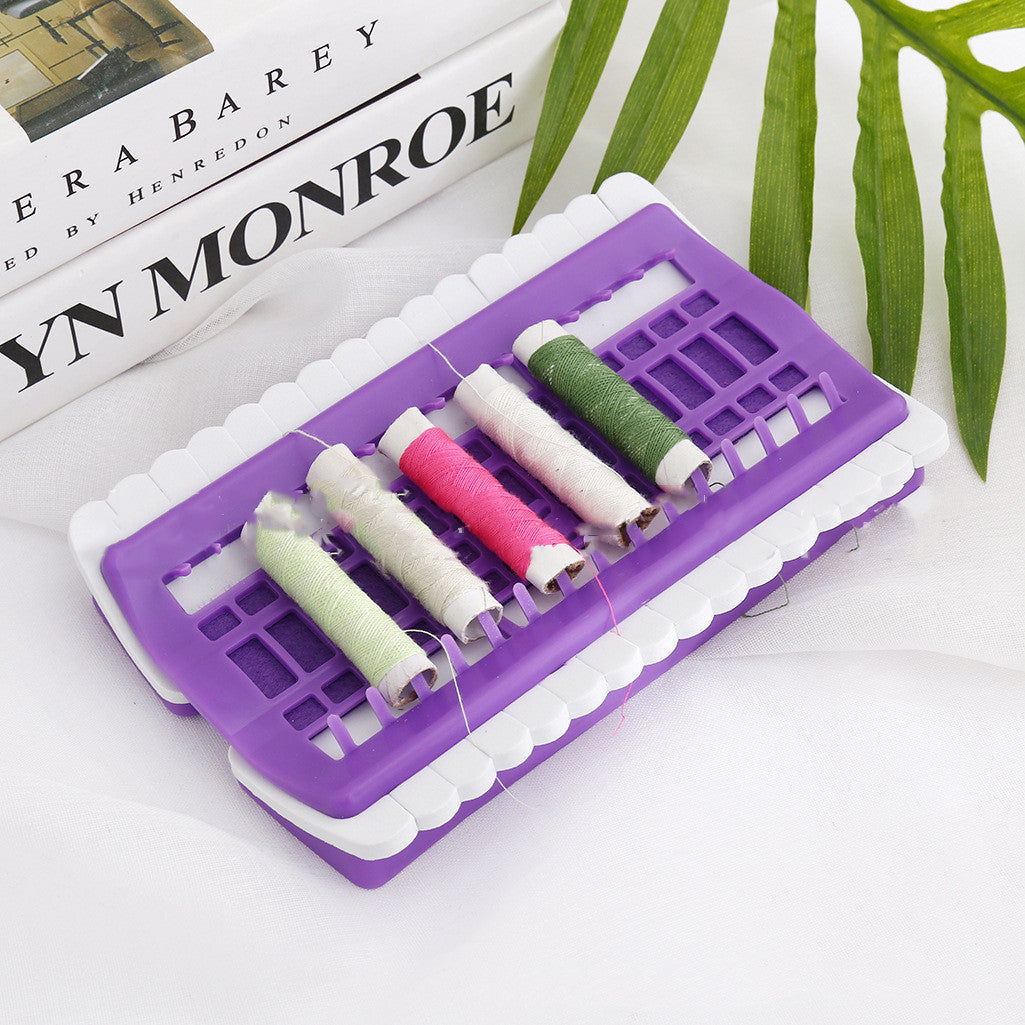 HKM-646099 Cross Stitch Needle Punching Device with Threading Box Kit for DIY Embroidery Projects