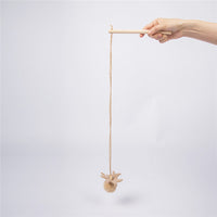 HKM-6461117 Plush Rope Toy for Cats - Soft and Durable Cat Wood Tian Li Toy