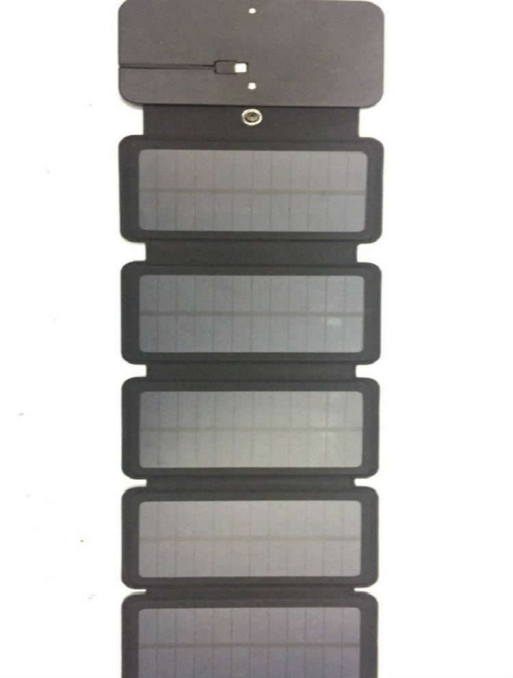 HKM-646163 Portable Solar Power Bank with Waterproof Design for Outdoor Mobile Phone Charging
