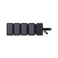HKM-646163 Portable Solar Power Bank with Waterproof Design for Outdoor Mobile Phone Charging