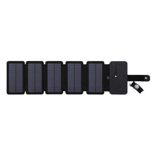 HKM-646163 Portable Solar Power Bank with Waterproof Design for Outdoor Mobile Phone Charging