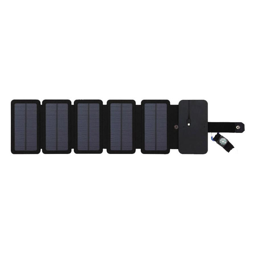 HKM-646163 Portable Solar Power Bank with Waterproof Design for Outdoor Mobile Phone Charging