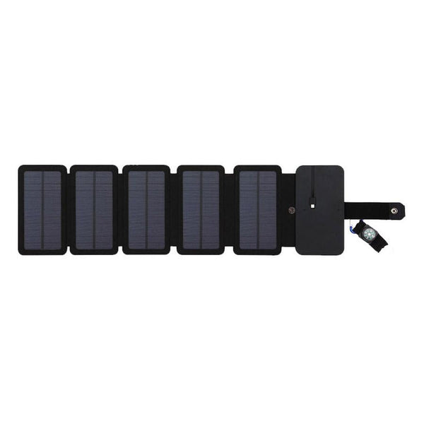 HKM-646163 Portable Solar Power Bank with Waterproof Design for Outdoor Mobile Phone Charging