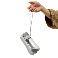 HKM-6462141 Pet Portable Water Bottle with Fountain ¨C 450ml Gray Travel Cup