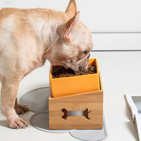 HKM-6462269 Large Capacity Ceramic Pet Bowl with Stand - Available in Various Colors and Shapes