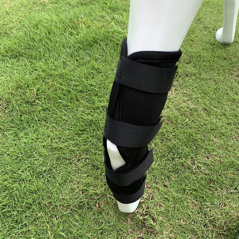 HKM-6462909 Dog Knee Support Strap for Injury Recovery and Prevention - Available in Black, Red, and Camouflage, Sizes S to XL