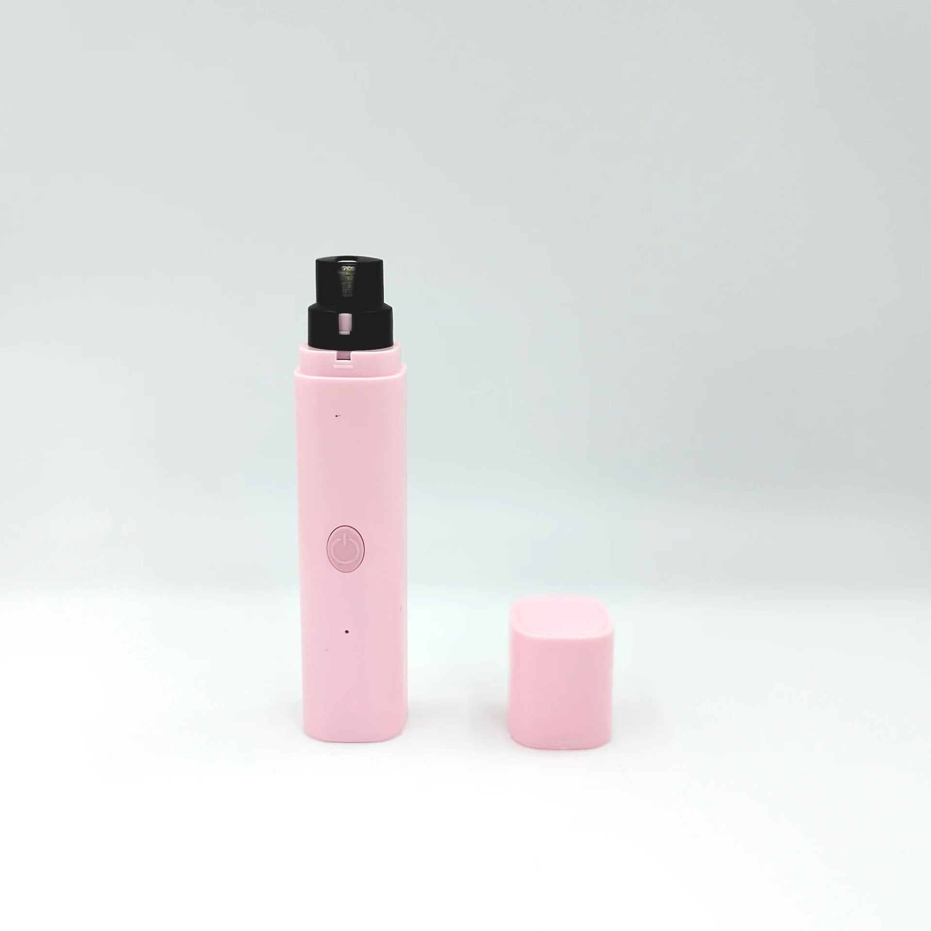 HKM-6463549 Rechargeable Electric Pet Nail Piercing Device with Light for Dogs - Available in White, Blue, and Pink