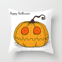 HKM-646483 Halloween-Themed Printed Throw Pillow Cushion Cover - 45x45cm, Various Designs Available