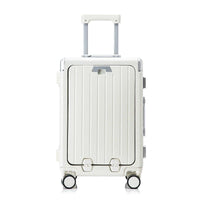 HKM-646483 Multi-Functional Front Open Pocket Trolley Suitcase for Business and Travel