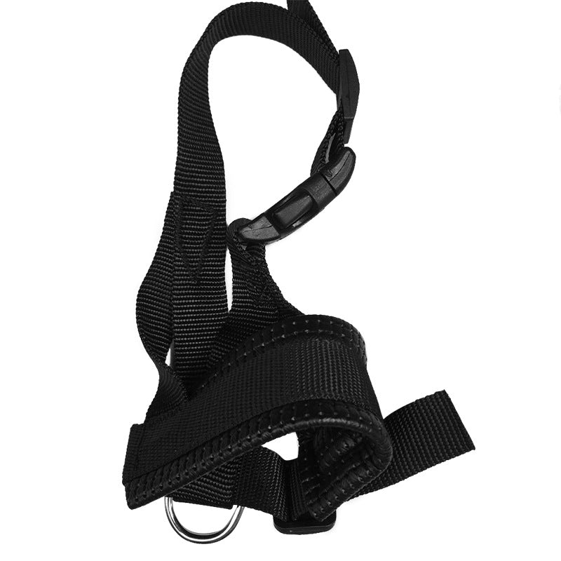 HKM-6465725 Adjustable Nylon Dog Mouth Cover for Anti-Barking and Anti-Biting, Drinkable and Breathable Design