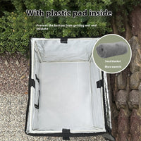 HKM-6466109 Waterproof Outdoor Cat Nest for All Seasons - XL Thickened Cat Bed with Stable Frame