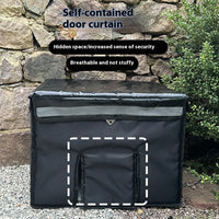 HKM-6466109 Waterproof Outdoor Cat Nest for All Seasons - XL Thickened Cat Bed with Stable Frame