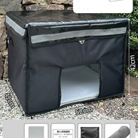 HKM-6466109 Waterproof Outdoor Cat Nest for All Seasons - XL Thickened Cat Bed with Stable Frame