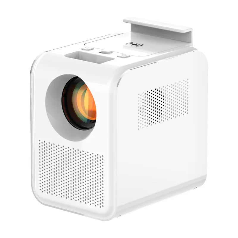 HKM-646611 Portable 4K Projector with Built-in Battery for Home, Office, and Outdoor Use, 3D & HD Compatible