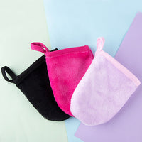 HKM-646675 Superfine Flannel Makeup Remover Gloves - Gentle Cleaning for Flawless Skin