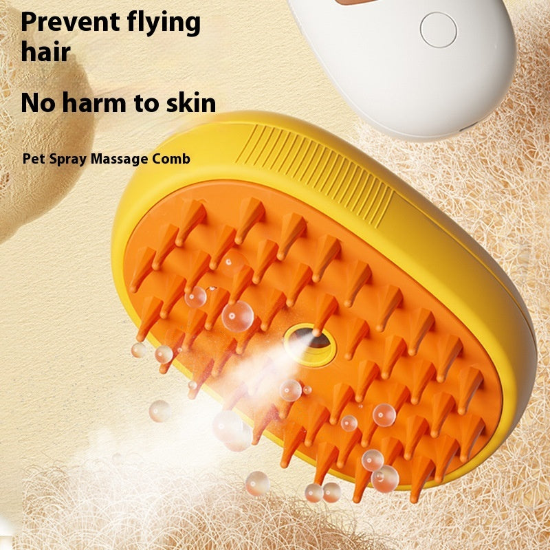 HKM-6467645 Electric Pet Hair Removal Comb for Dogs and Cats - ABS, 110mm x 70mm