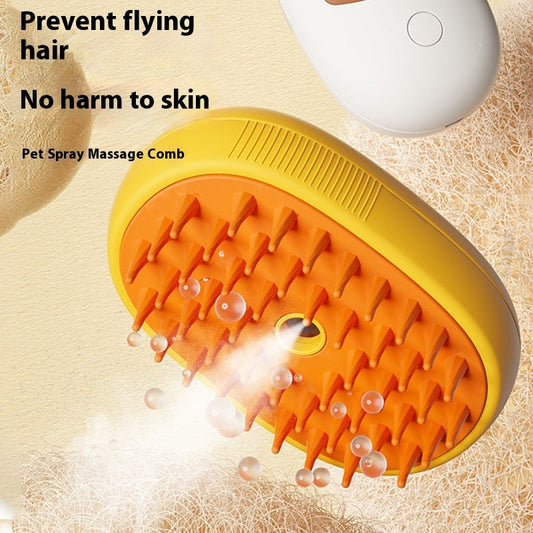 HKM-6467645 Electric Pet Hair Removal Comb for Dogs and Cats - ABS, 110mm x 70mm