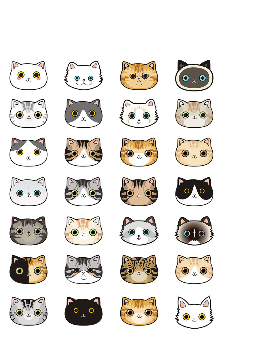 HKM-6467901 Customized Cat Identity Card with Bell - Short and Long Hair Options, Folded Ears Available, XS & S Sizes