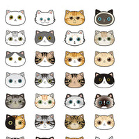 HKM-6467901 Customized Cat Identity Card with Bell - Short and Long Hair Options, Folded Ears Available, XS & S Sizes