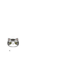 HKM-6467901 Customized Cat Identity Card with Bell - Short and Long Hair Options, Folded Ears Available, XS & S Sizes